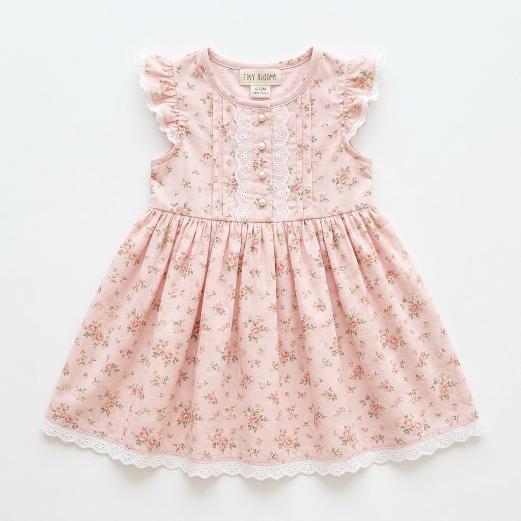 Floral Summer Dress for Baby Girls
