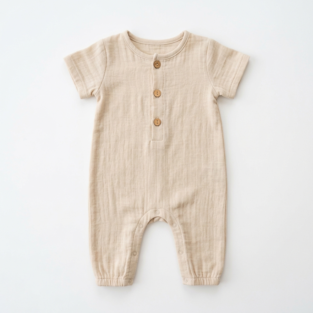 Soft Cotton Romper for Newborns